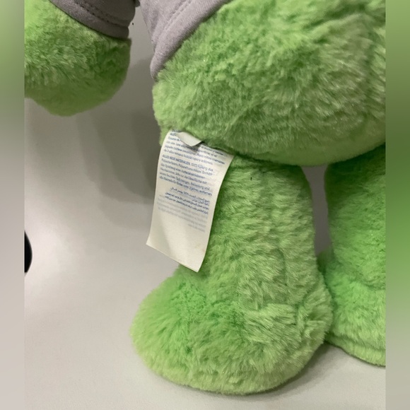 Build a bear BAB spring green frog plush 16” with T-shirt and zip up hoodie - Picture 4 of 7